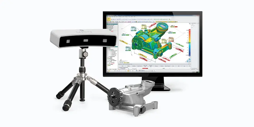 通过用于检测的 Geomagic Capture 进行桌面扫描