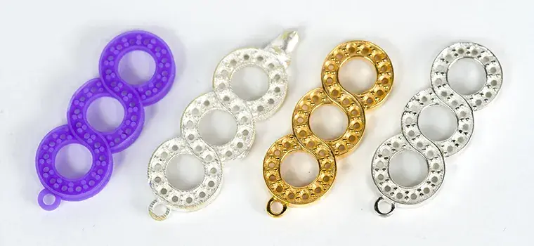 3D Systems ProJet MJP VisiJet M2 CAST 吊坠铸造 