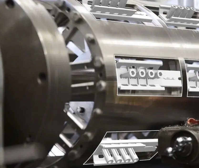 机器中的 3D 打印 SLS 部件