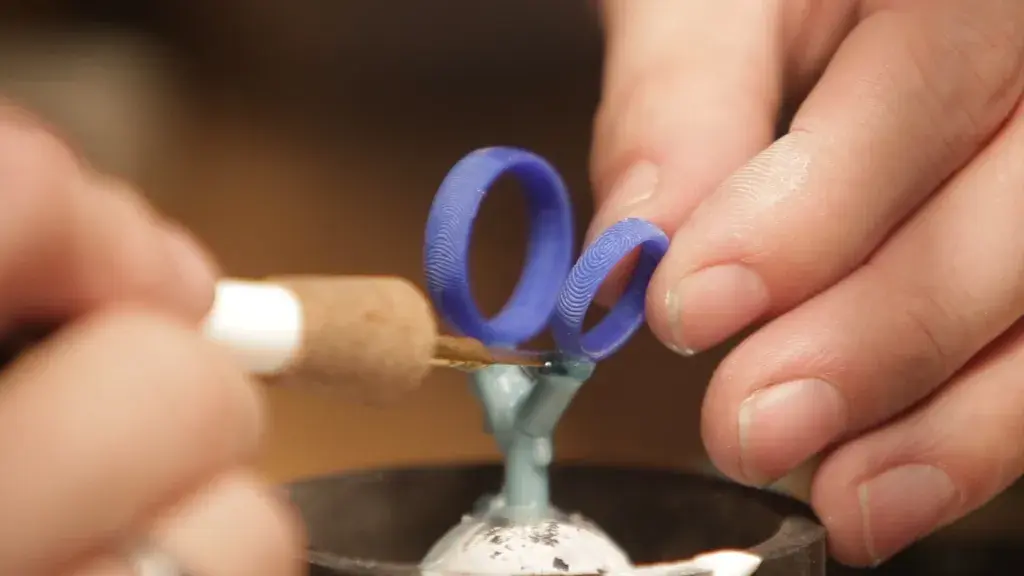 以 MJP 蜡质材料制作的 3D 打印铸造模型