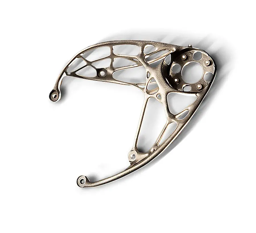 采用 LaserForm Ti GR5 材料打印的完整支架