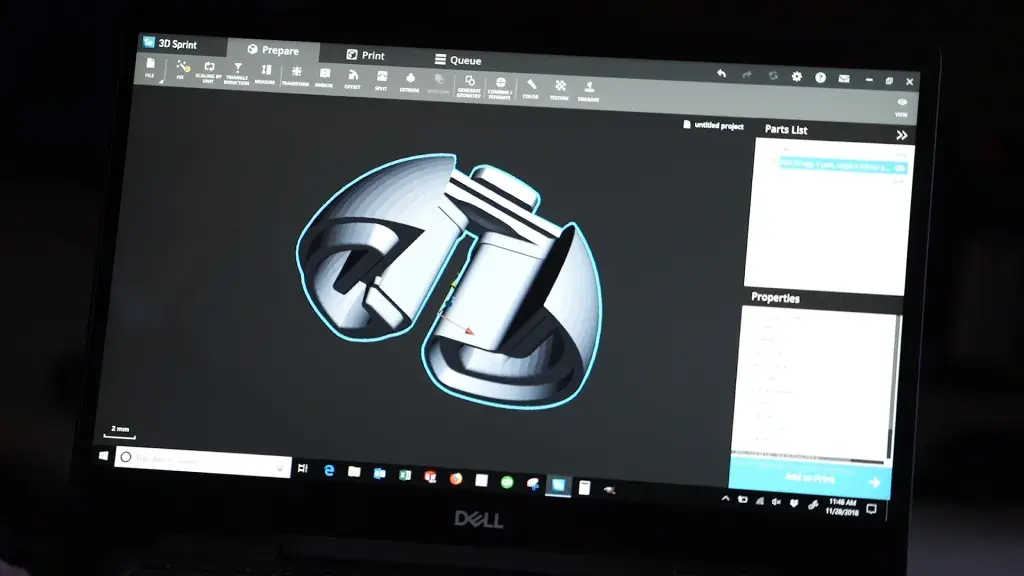 3D Sprint 中用于 3D 打印的文件