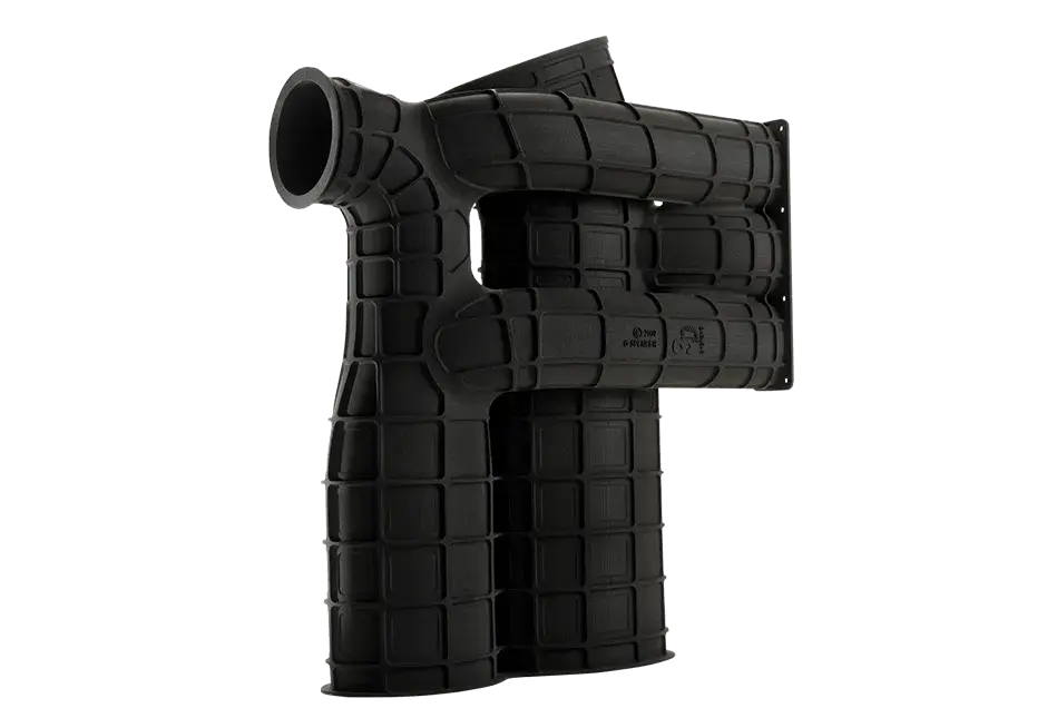 3D 打印的黑色尼龙航天导管