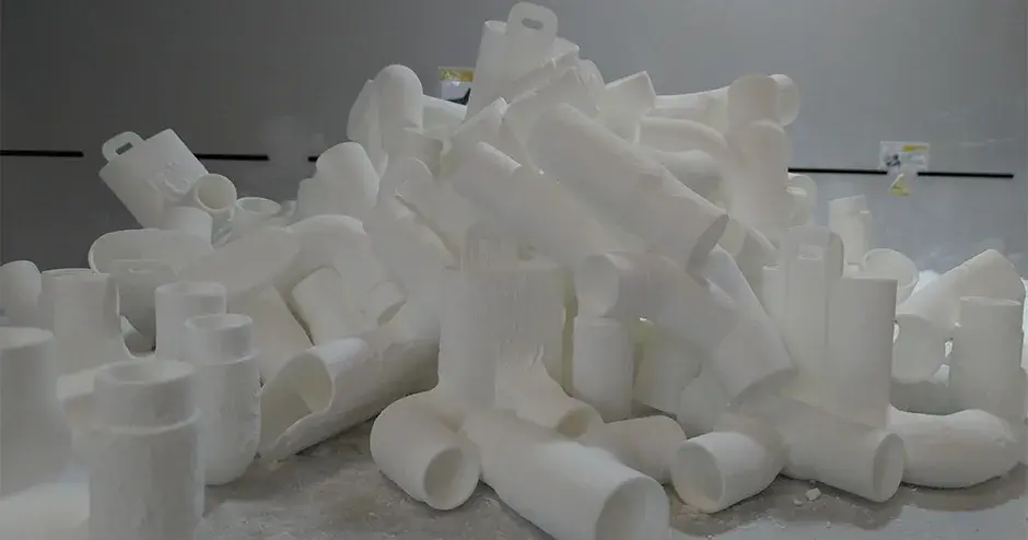 生产的 Decathlon 浮潜面罩零件