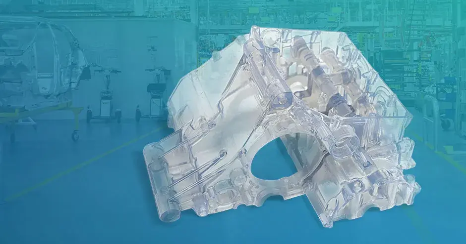 SLA技术打印的汽车透明件图