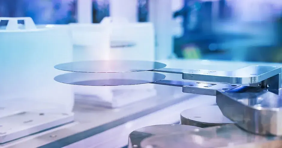 晶片台放置于平台上