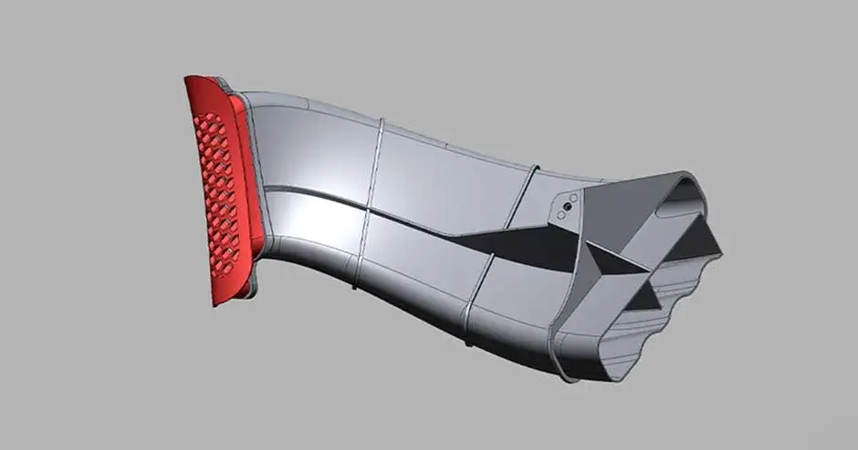 SLA 技术生产的复杂数字化赛车管道