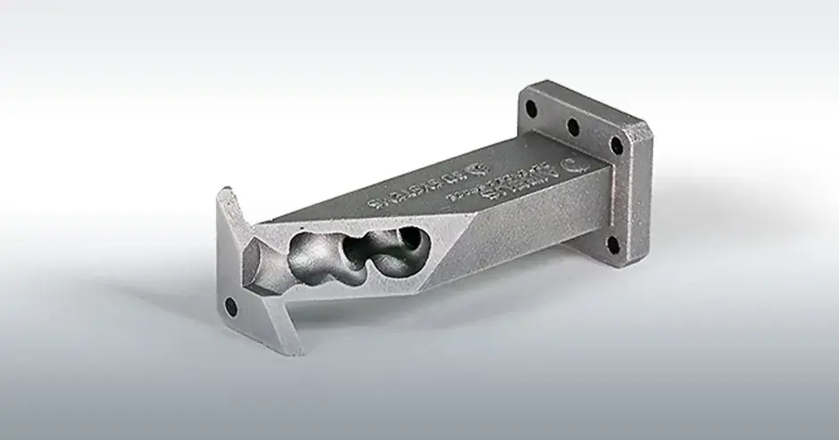 空客公司一体式 DMP 部件剖视图