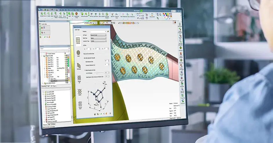 显示带有软件编程的计算机屏幕的图像