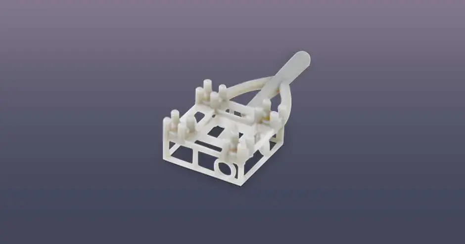 figure 4 jewel master 灰色 3d 打印方形吊坠