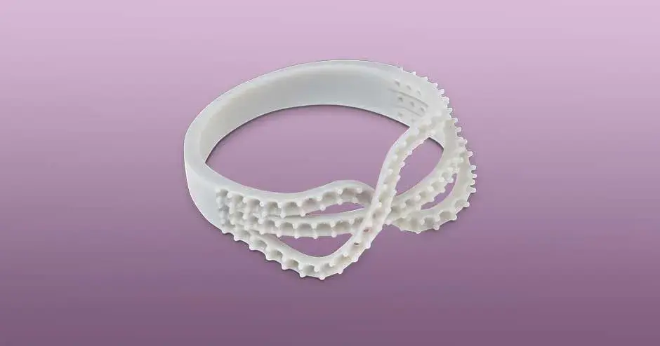 figure 4 jewel master 灰色 3d 打印戒指