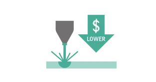 采用直接金属打印显著降低生产成本