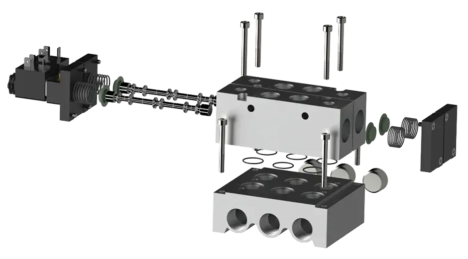 原电动阀装配件
