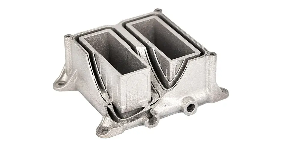 带流体横截面的半导体冷却器