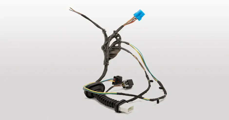 用于运输设备的电气线束固定组件，同时也是协助装配的线路导向装置。