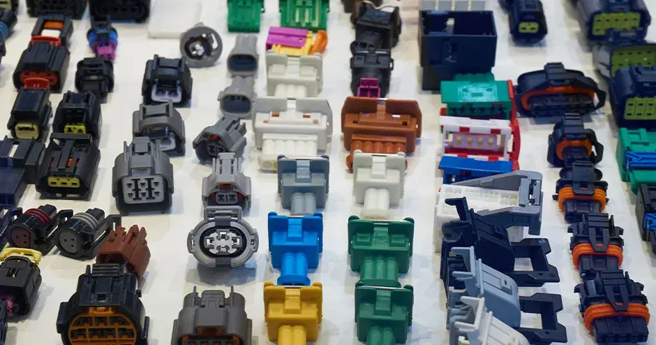 汽车电气线路和布线中使用的不同类型的电连接器