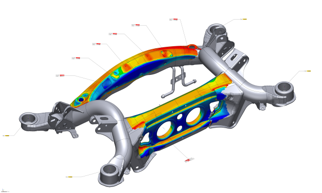 Geomagic Control X Inspection software compare results