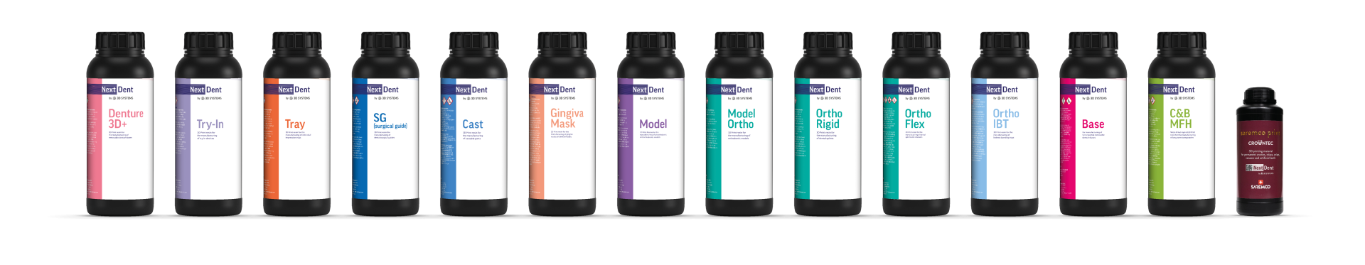 NextDent bottles
