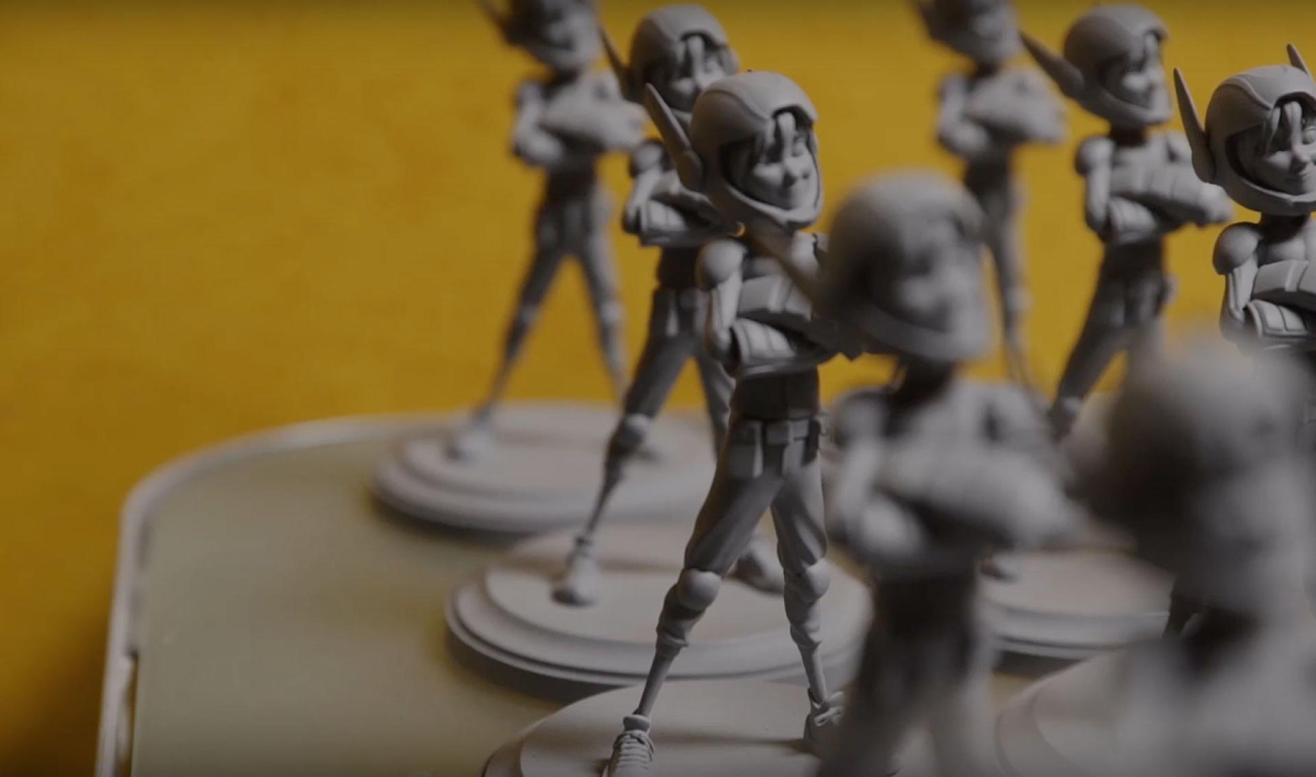 3D 扫描娱乐小雕像,打造特效并加以制造