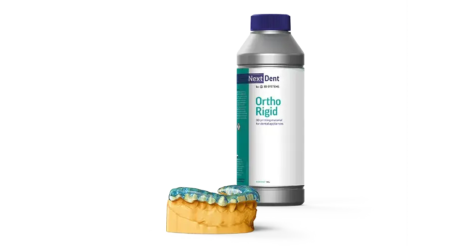 适用于牙科应用的 3D Systems NextDent Ortho 刚性材料