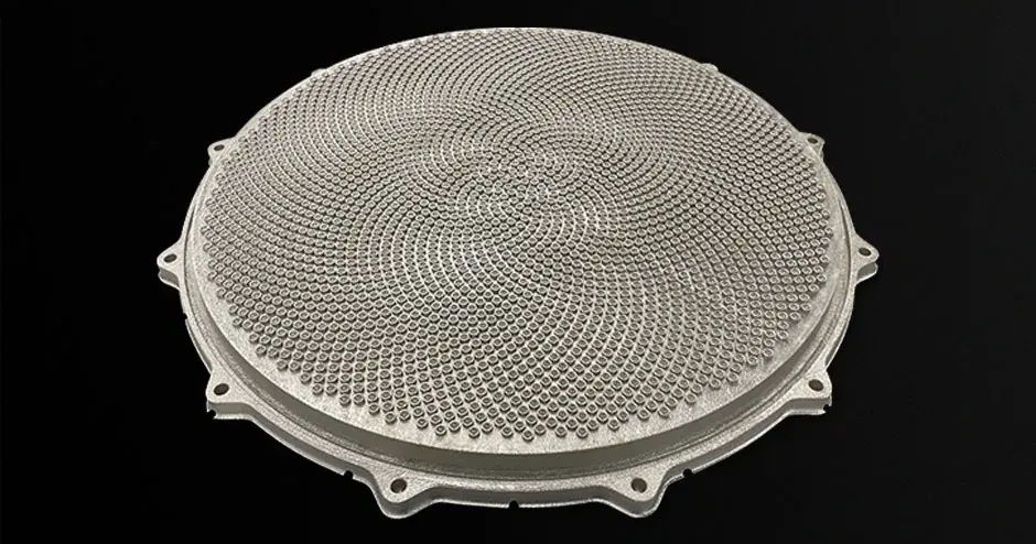 3D 打印的半导体喷淋头